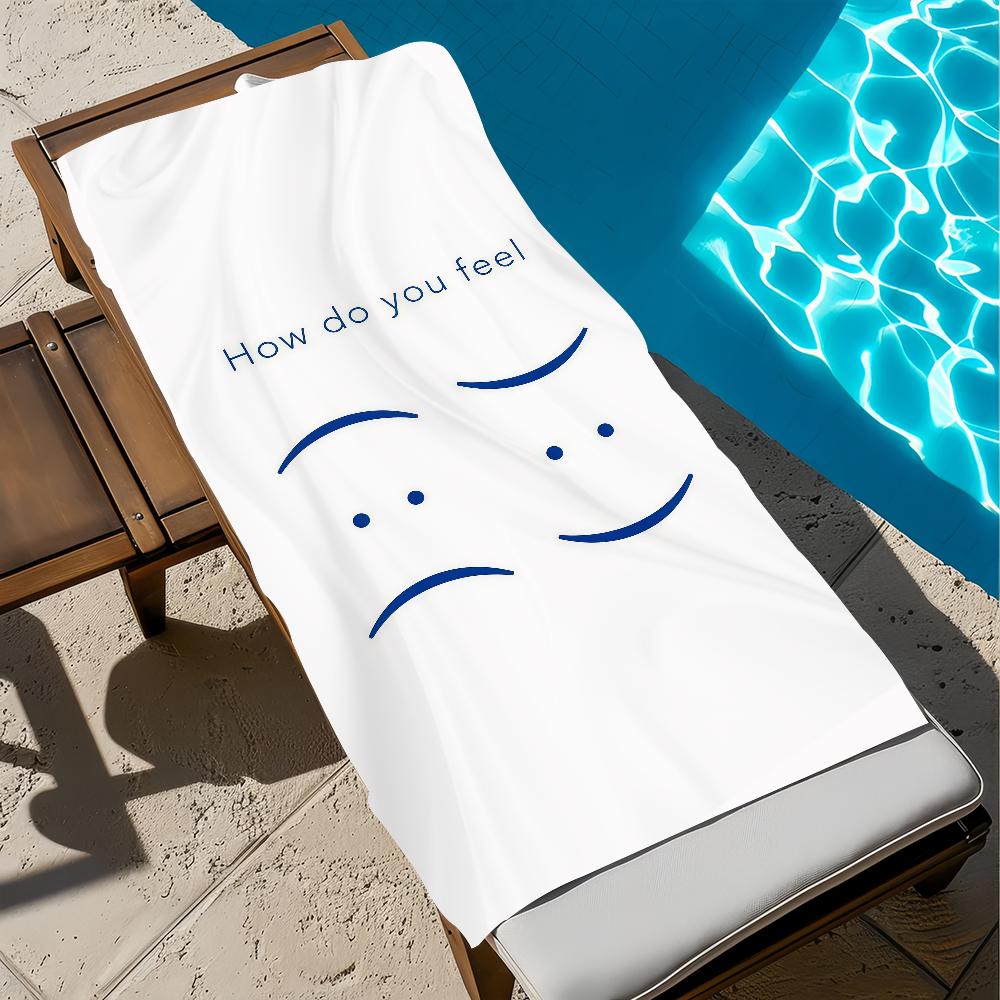 B-bad cool B-buddy Towel Large Quick-Drying Microfiber soft Beach Towel for Travel Fitness Sauna Bathing Camping