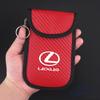 Car Key Case Signal Blocker Bag Car RFID Shielding Pocket Anti-Theft Pouch For Lexus RX330 IS250 Ct200h ES300h IS300h NX300h UX AFM1