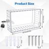 Thermostat-Schlossbox, Acryl-Klare Thermostatabdeckung, Universeller Großer Thermostatschutz Mit Schlüssel, Thermostatabdeckung Mit Schloss 8,07x4,72x2,2 Zoll