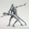 DIY Drawing Sketch Male Female Movable Doll Action Figure Archetype Body Model