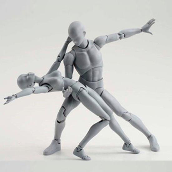 DIY Drawing Sketch Male Female Movable Doll Action Figure Archetype Body Model