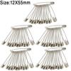 High Quality 50pcs Safety Pins DIY Sewing Tools Accessory 5 Kinds Size Silver Metal Needles Large Safety Pin Small Brooch YJ379