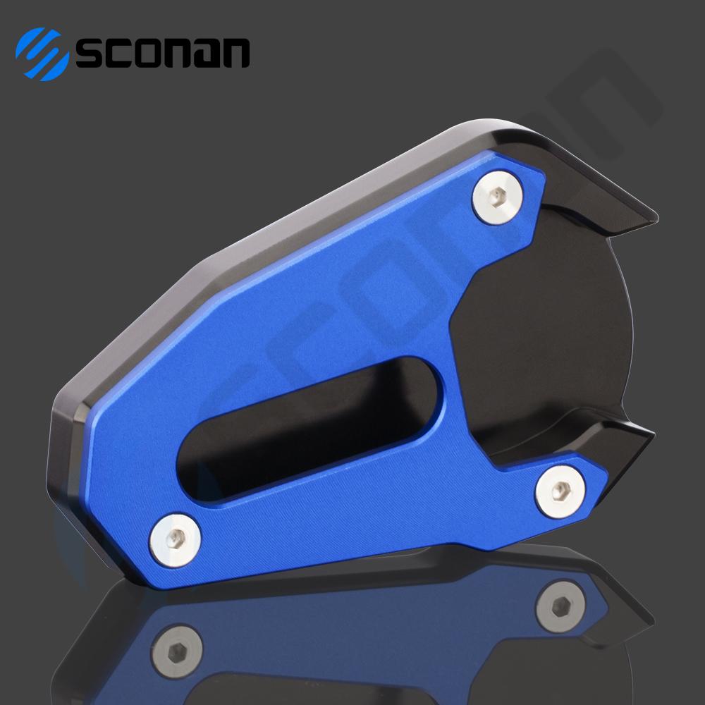 Motorcycle Side Stand Pad Plate Kickstand Enlarger Support Extension Pad For SUZUKI Gladius SFV 650 SFV650 2009 - 2016 2017