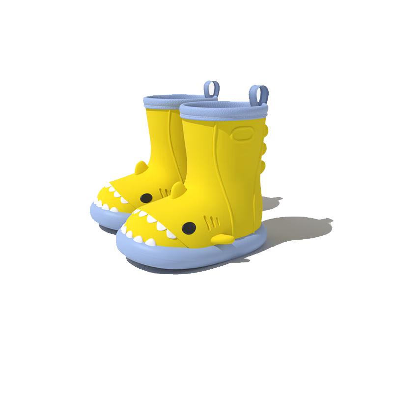 Zhuopu Kids Shark Rain Boots
