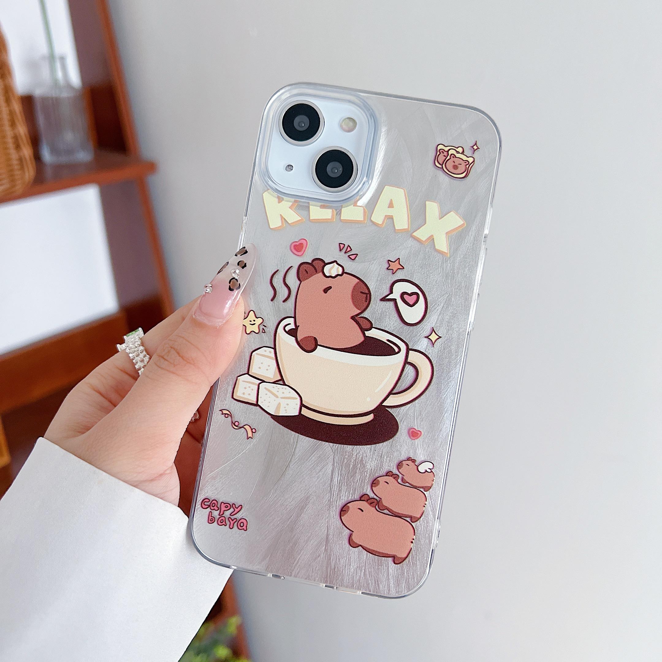 

Силиконовый чехол Laser Brown Bear для Xiaomi Redmi Note 12 11 Samsung A54 A24 A14 Oppo A78 A58 A38 Tecno Spark 10 Pro Funda Painted Cover Soft TPU Bumper Realme C63/C61