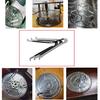 6 Pack Removable Legs for Steamer Rack Steaming Tray Bracket Detachable Stand Leg Stainless Steel Steam Holder Shelf 5cm/1.97in Cooking Tray Water