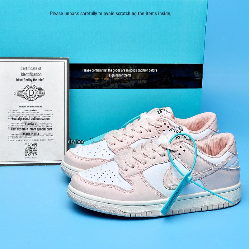 Pánské AJ1 Low-Top černé a bílé Panda Dunk Skate boty a dámské tenisky Air Force One