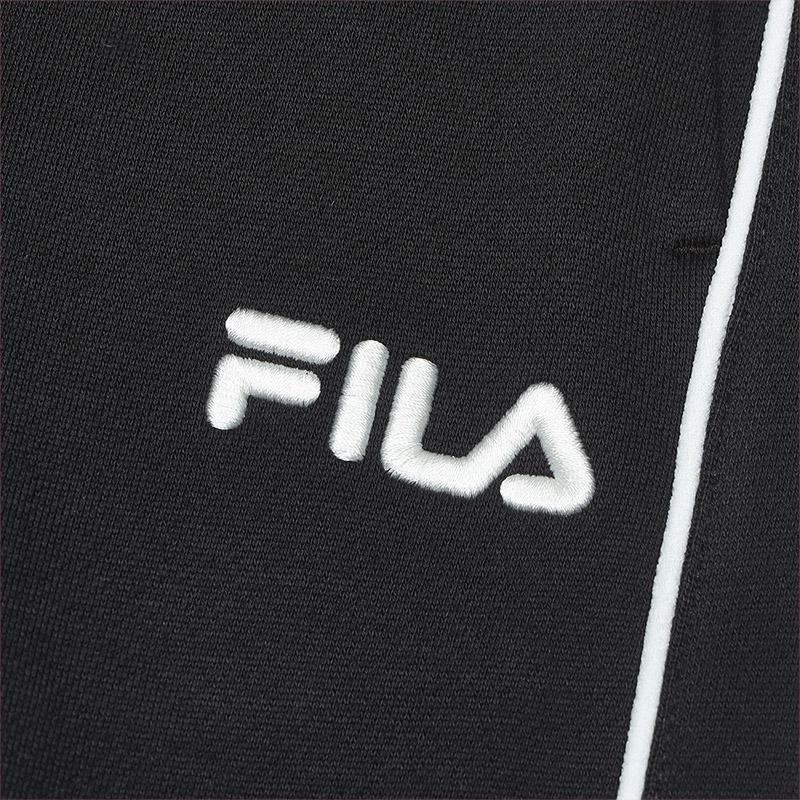 New FILA Knitted Sweatpants Women's Jet Black F11W519604FBK