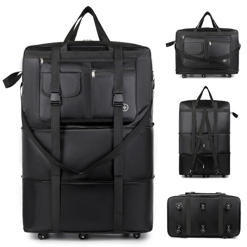75L Travel Bag Air Consignment Bag Large-capacity Study Abroad Suitcase Aircraft Consignment Box Universal Wheel Folding Luggage Bag