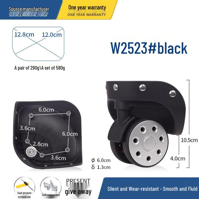 Rodas de Substituição Universal para Malas e Malas de Trolley