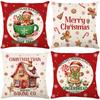 New Home Pillow Cushion Cover Holiday Couple Gift Christmas Atmosphere Nap Sofa Car Gift Pillow