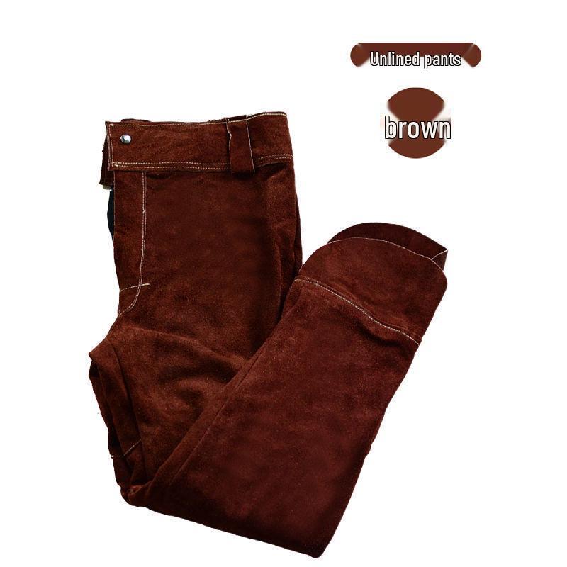 Svařovací bunda z hovězí kůže proti popálení: Ochranné pracovní oděvy z kůže a bavlny