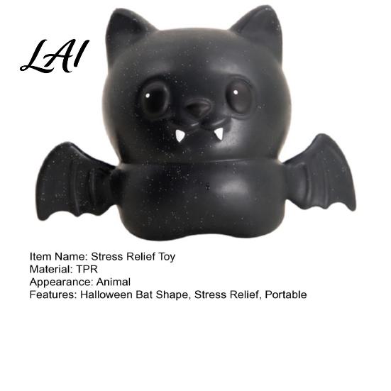 Bat Stress Relief Toy Halloween Squeeze Toy Spooky Hand Kids Relaxation Ball Fidget Party Favors for Adults Soft