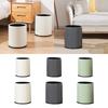 Open Top Trash Can without Lid Practical Wastebasket Elegant Garbage Can for