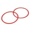 2 pièces Anneau de Couverture de Haut-parleur de Toit Intérieur Rouge pour Jeep Wrangler TJ 97-2006