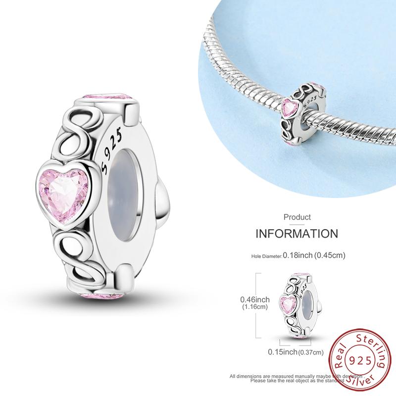 Real Copper Mysterious Purple Series Charms Bead Fit Original Bracelet Pendants Diy Jewelry Gift