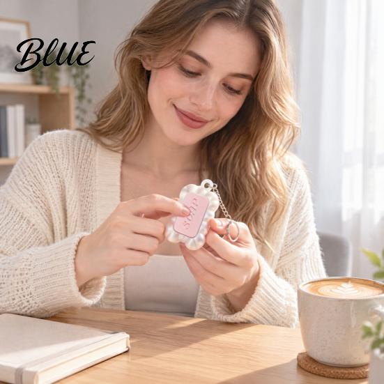 Sensory Toys for Focus And Calm 3D Printed Soap Fidget Keychain Creative Stress Relief Toy with Click Cute Embossed Sound Bags and Keys Portable