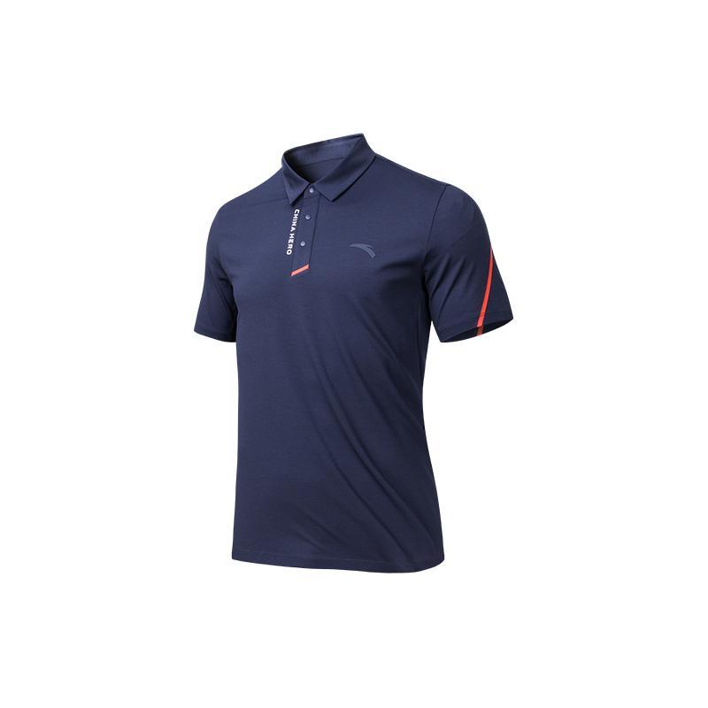 Anta Variety Training Collection Polo Shirt Men s Midnight Blue 152427133-3 S