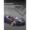 1/32 Scale Pagani Huayra BC Supercar Alloy Metal Diecast Model Car Library Static Sound & Light Ornaments Birthday Gift for Boyfriend