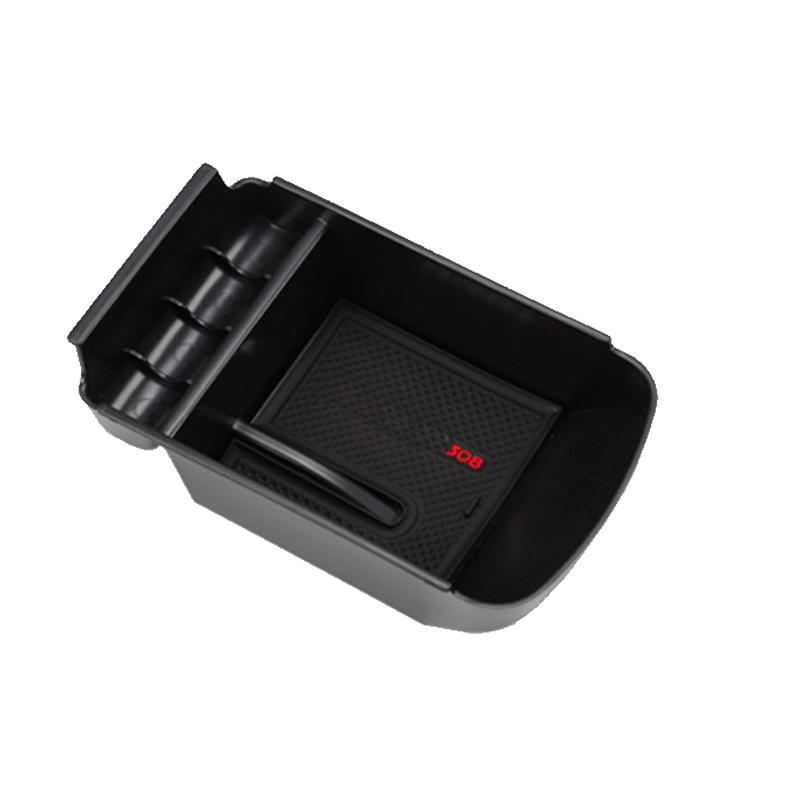 My Good Car Central Armrest Storage Box Glove Box Sundry Storage for Peugeot 308 2016- 2012-2015 Car