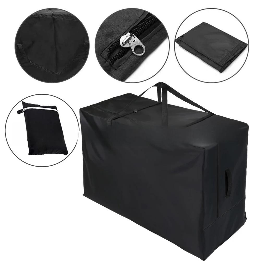 Folding Mattress Storage Bag Heavy Duty Carry Case For Tri-Fold Guest Bed Mattress Moving Bag Dustproof Waterproof Oxford Fabric