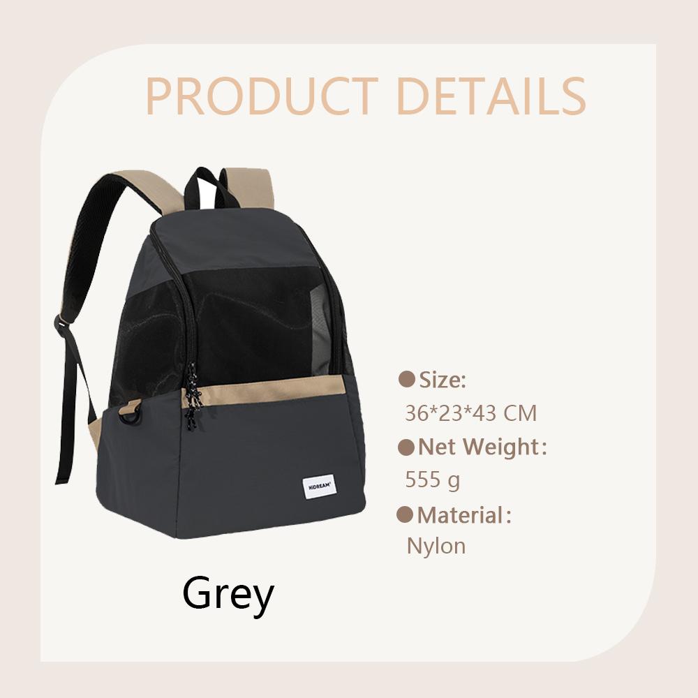 

Lightweight Canvas Breathable Pet Backpack Cat Outdoor Portable Bag Outgoing Carrier Bag Travel Backpack For Cats Accessory