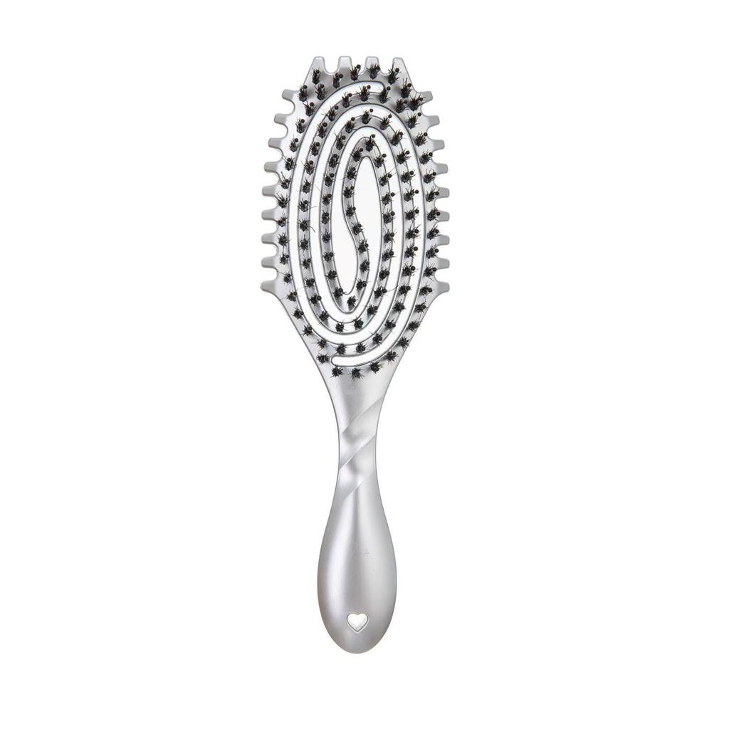 Cross-Border Bounce Large Wave Styling Comb - Fluffy, High Skull Top, Hollowed Rib Massage Brush