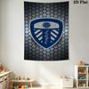 Leeds poster  Wall Hanging Printed Fabric Blanket Decorative Tapestries for Bedroom Living Room Home Decor