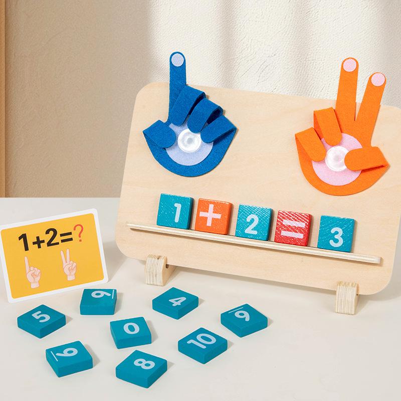Montessori Math Finger Toys: Kids' Addition & Subtraction Learning Aids
