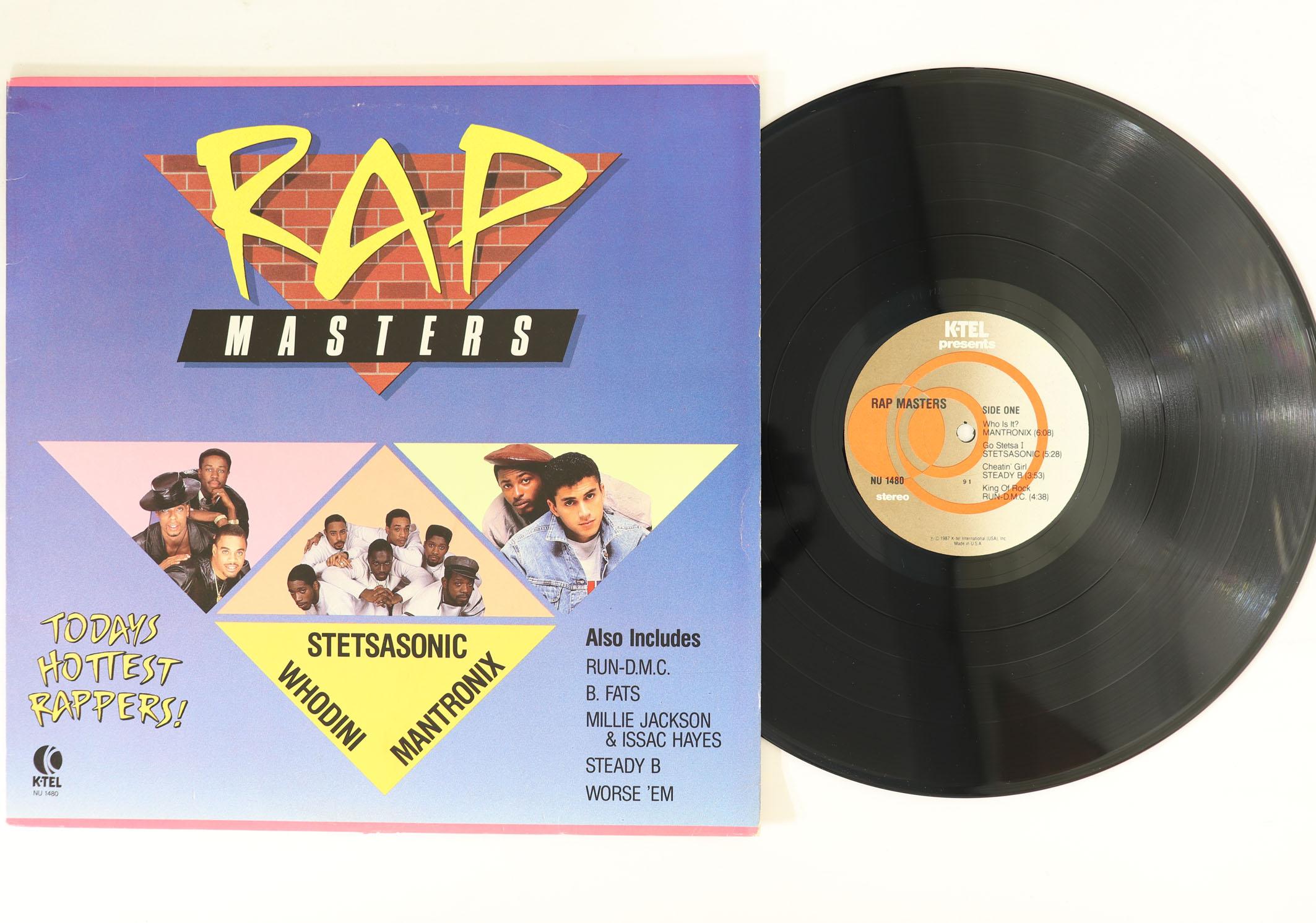 

LP Record VARIOUS Rap Masters NU1480 KTEL 1987 US Rap HipHopRB Used