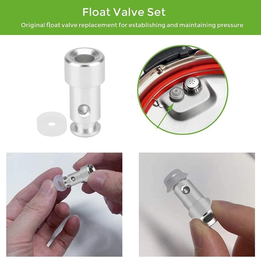 Pressure Cookers Parts Steam Vents Float Valves Repair Part Sealing Rings Replacement Float Valves for 3QT 5QT 6QT Model