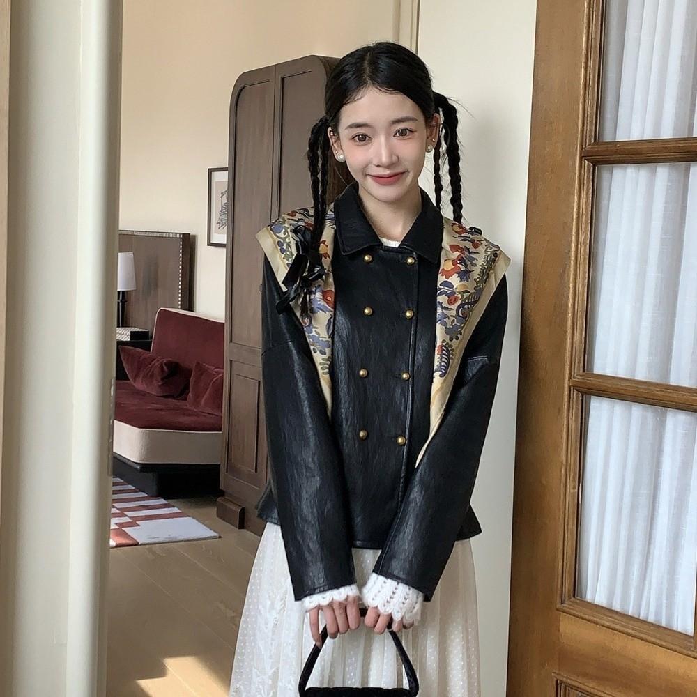 Multi-functional Floral Triangle Scarf Matching Pants Decorative Headscarf New Waist Belt  Summer