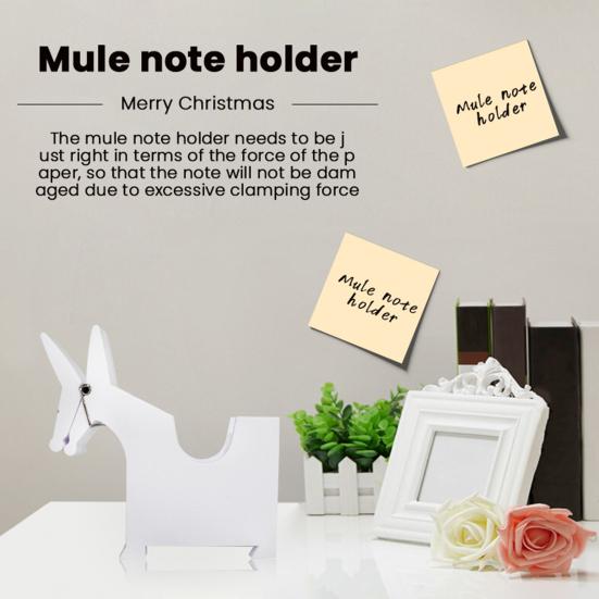 Desktop Memo Holder Sticker Note Holder Dispenser Pen Pencil Organizer Business Paper Container Funny Desk Decor