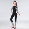 Womens UV Protection Swimsuit Set Long Sleeve Rash Guard Pants Triangle Bottom Conservative Swimwear Surfing Snorkeling