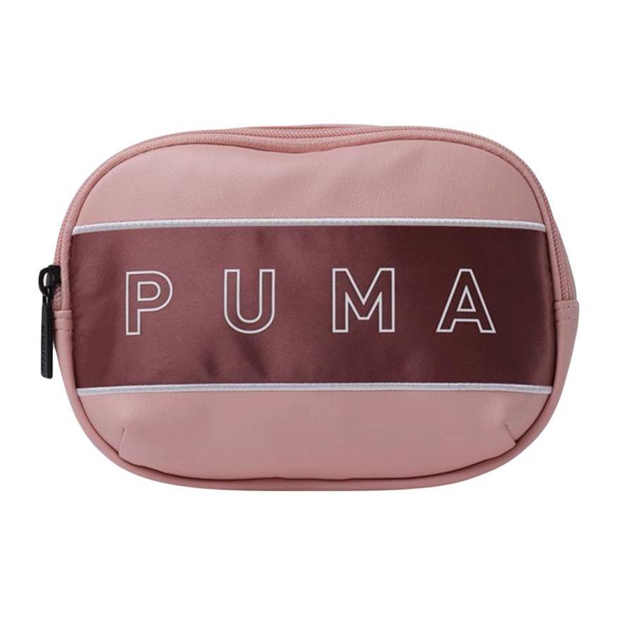 Puma Core Color Block Zipper Closure Fabric And Synthetic Leather Shoulder Bag Women Shoulder Bag Pink 077391-03
