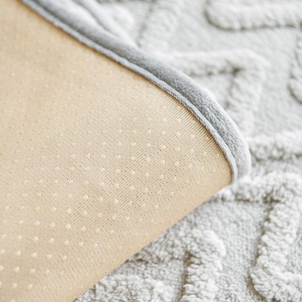 Corrugated Cream Wind Sofa Cushion Autumn And Winter Sofa Cover Cloth Towel Thickened Plush Seat Cushion All-Inclusive Sofa Cover Cloth