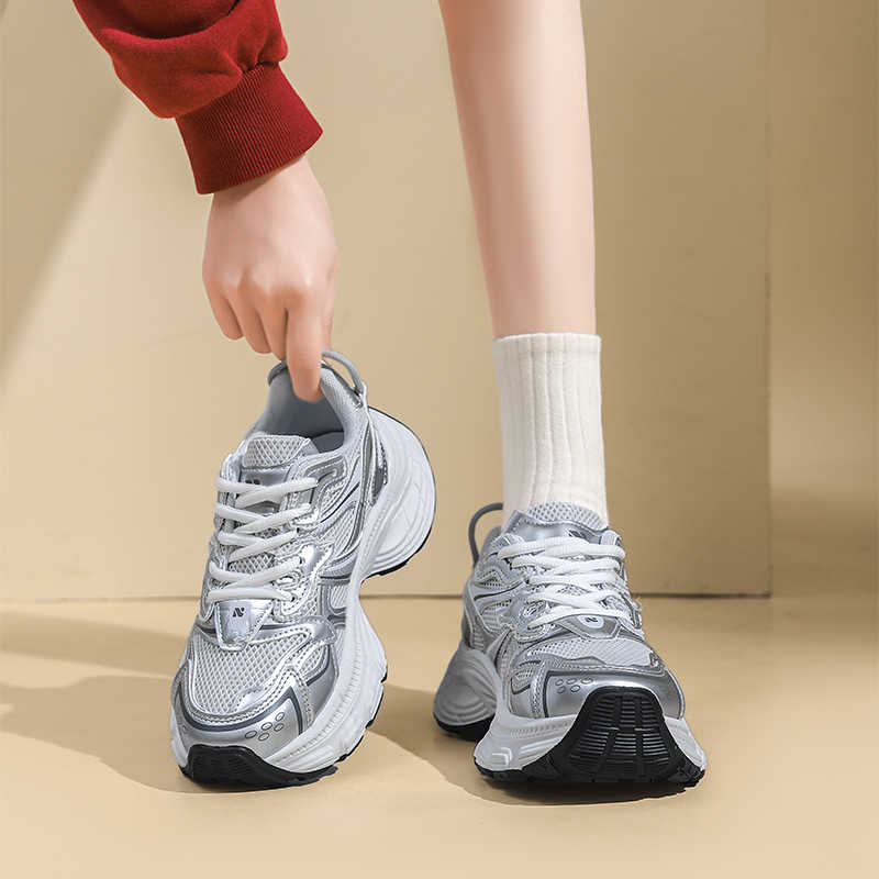 Fashion Thick Sole Height Up Boot Tennis For Women Gym Walking Loafers Shoes Woman Fitness Sneakers Sport Cuddly Ternis Fat Boty