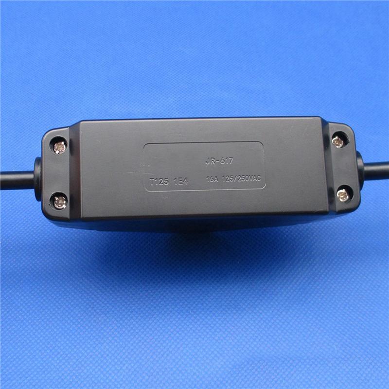 

HHO-2X 30A 220V JR-617 Waterproof Line Medium Switch Line Switch Flat Round Line Silver Contact Double Cut Dust-Proof Switch