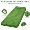 Lightweight Inflatable Camping Pad with Foot Pump - Portable Air Mattress for Outdoor Sleeping