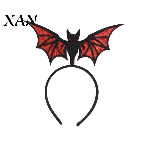 Witch Costume Accessories Halloween Bat Headband, Felt Glitter Hairband Photo Booth Props for Costume, Festival Masquerade Party Prop Headband Adults
