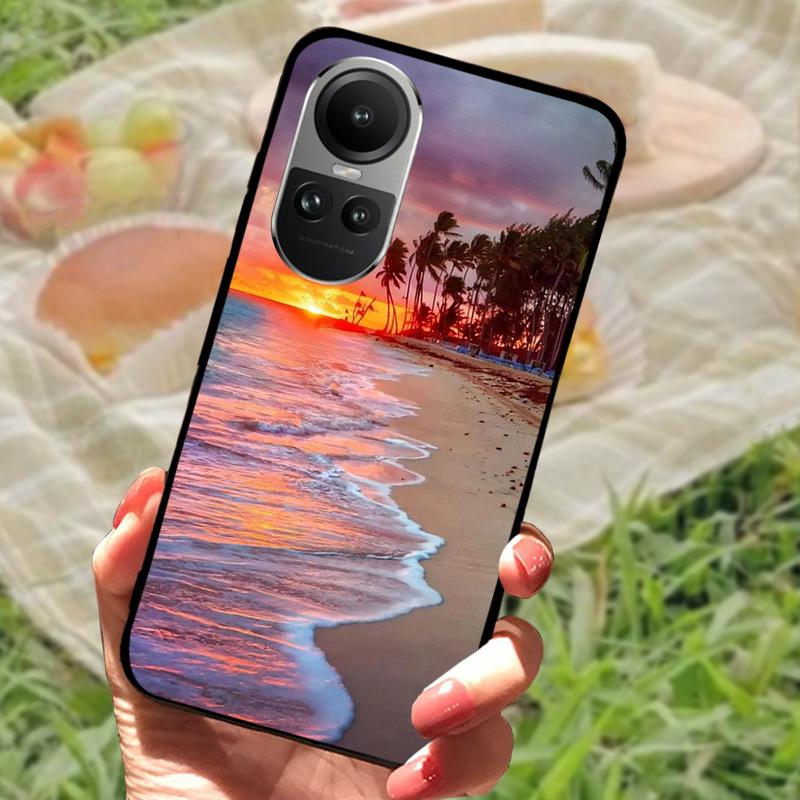 Para OPPO Reno 10 5G Reno 10 Pro 5G Capa de Celular Cool Fashion Capa de Celular Macia de Silicone Carcaças Para-choque Para Reno10 Reno10 Pro 5G Funda