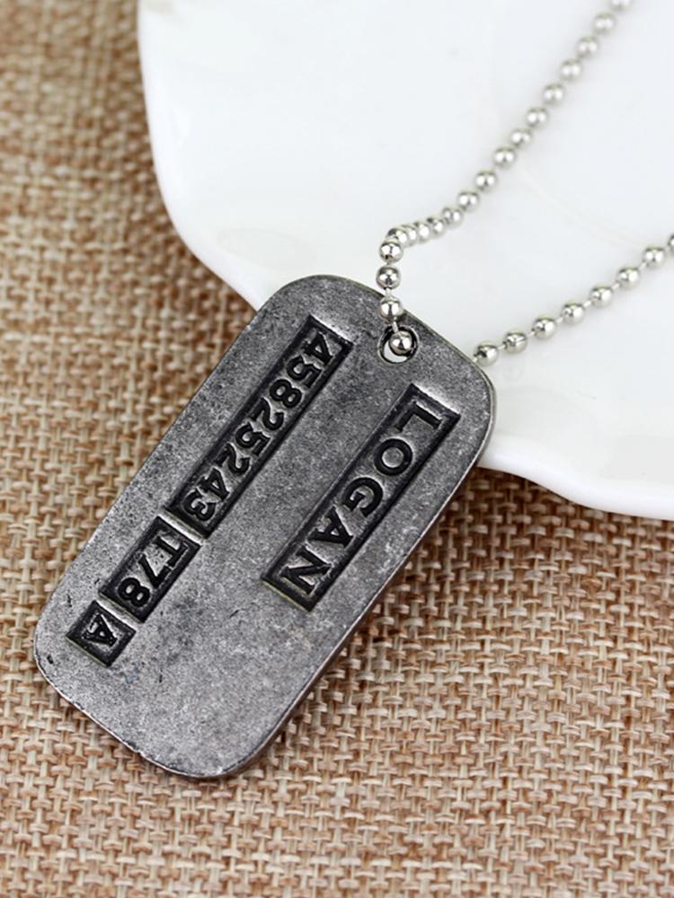 Bijuterii cu Pandantiv Câine Wolverine X-Men Marvel Pentru Bărbat și Femeie