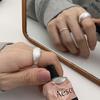 High-End Adjustable Matte Brushed Ring for Women - Stylish, Personalized, Creative Index Finger Ring