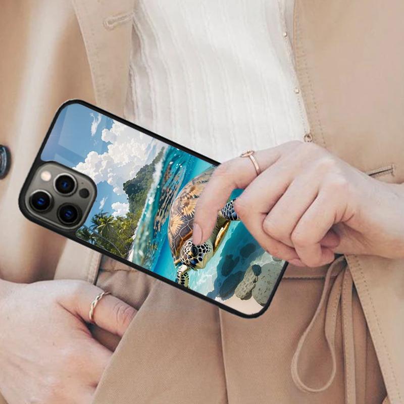 Sea Turtle Swimming Magnetic Phone Case For APPLE iPhone 17 Air 16 14 13 12 Pro Max 15 Plus Wireless Charge With MagSafe Cover
