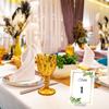 DIY Place Card Holder Blank Table Number Stands Transparent Sign Holder  Birthday Gift