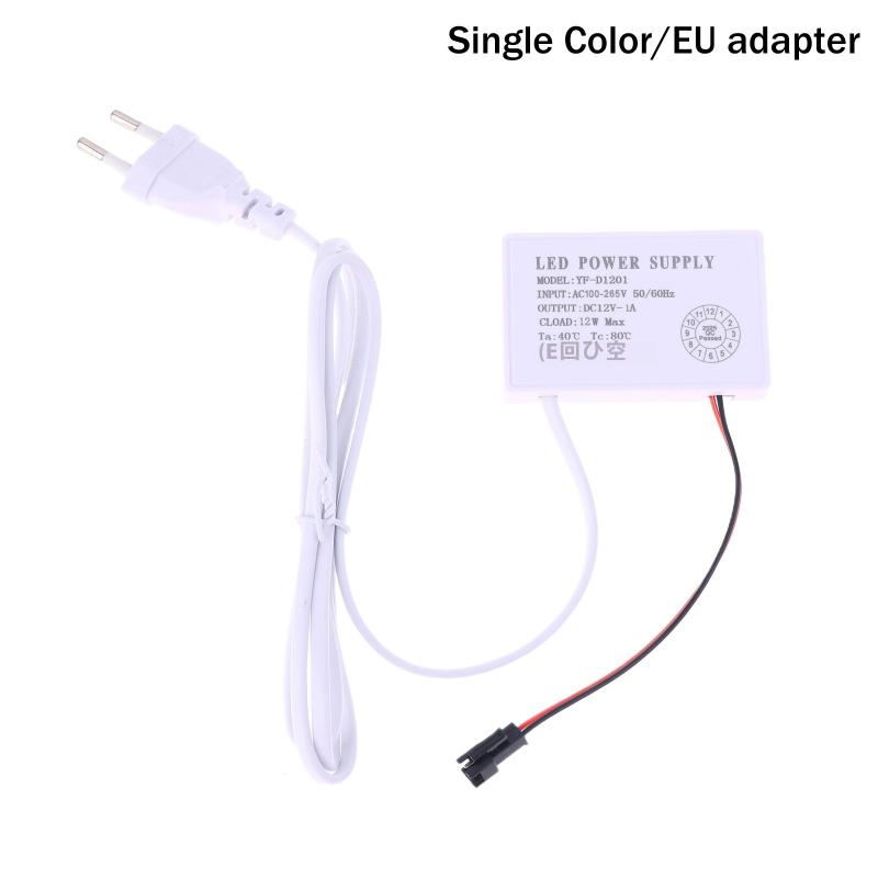 EU 12W Smart Mirror Touch Switch, 3 Color Changing / Single Color Waterproof Sensor Switch for LED Bathroom Mirror Lights