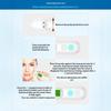 Skin Analyzer Portable Rechargeable LCD Digital Water Oil Moisture Tester for Personal Beauty Care Routine