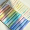 4Pcs/set Morandi Gradient Color Highlighter Ins Beautiful Marker Student Scrapbook Notebook Highlight Mark Pen Kawaii Stationery