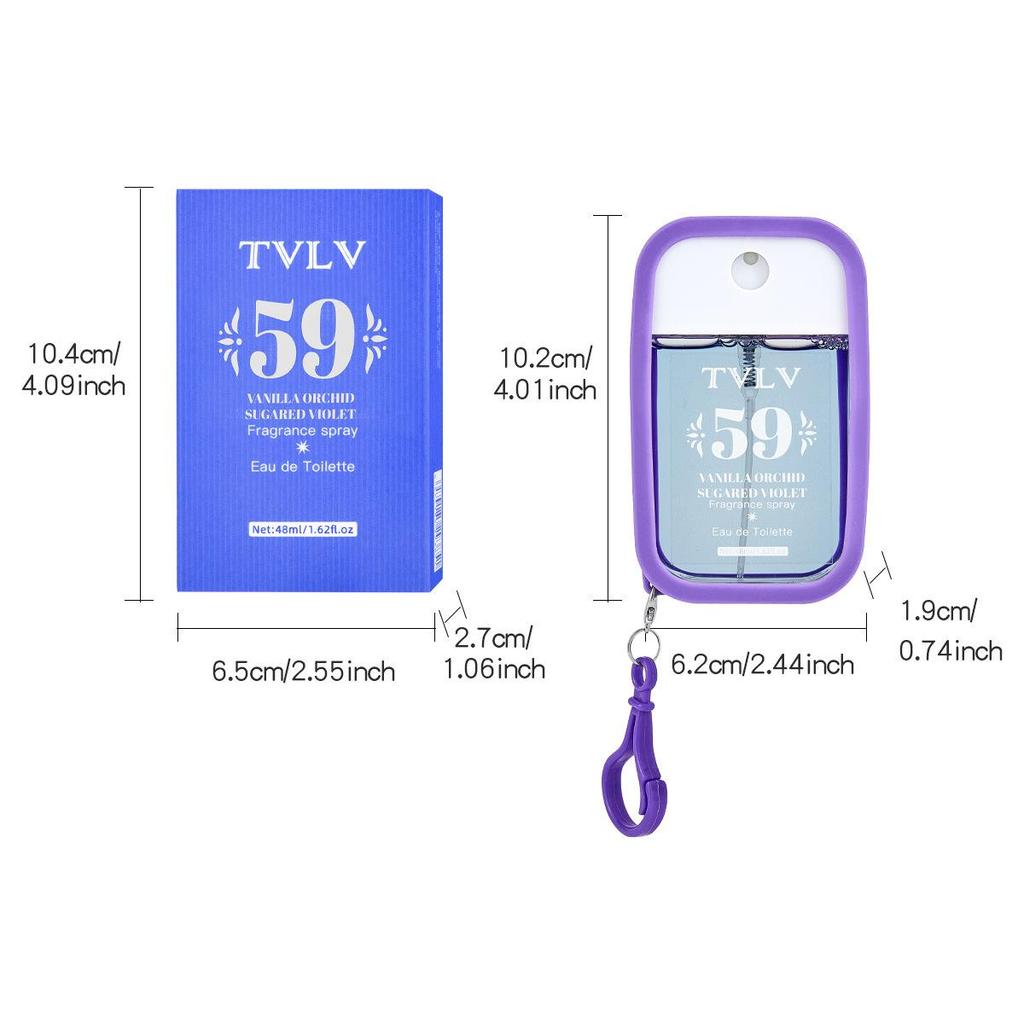 Unisex Long-lasting Travel Eau De Toilette: TVLV Silicone Hook Fresh Fragrance