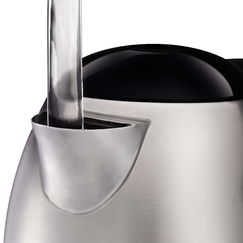 Tefal KI160D Olea Stainless Steel Electric Cordless Kettle (1.7L) 2400W Silver